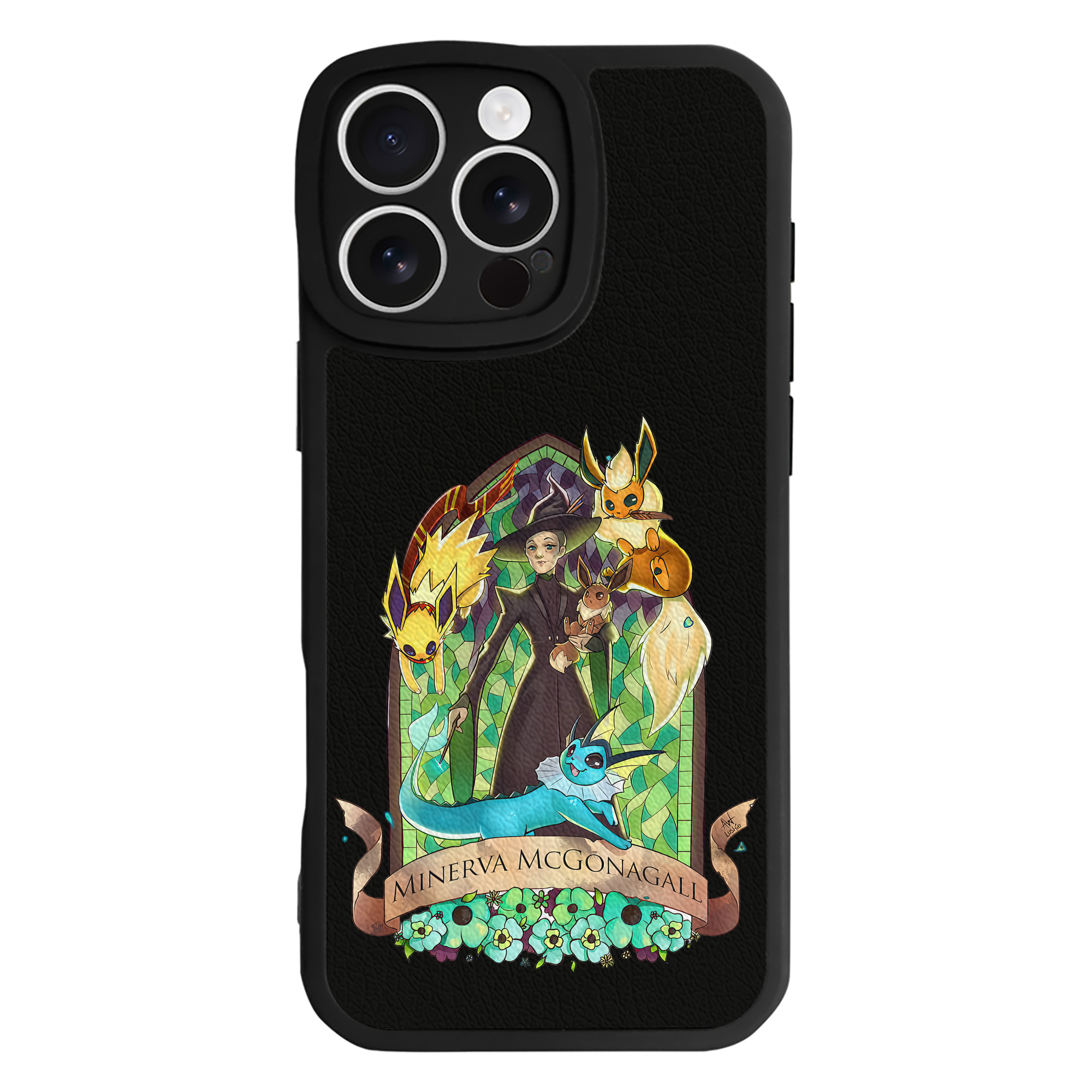 （画像用） Harry Potter ハリー・ポッターシリーズ 【iPhone 16シリーズ対応】シリコンスマホケース（レザー調） 材質：シリコン